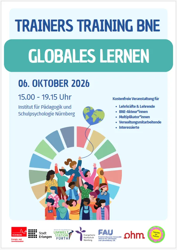 Key Visual für die Veranstaltung "Trainers Training BNE – Globales Lernen"