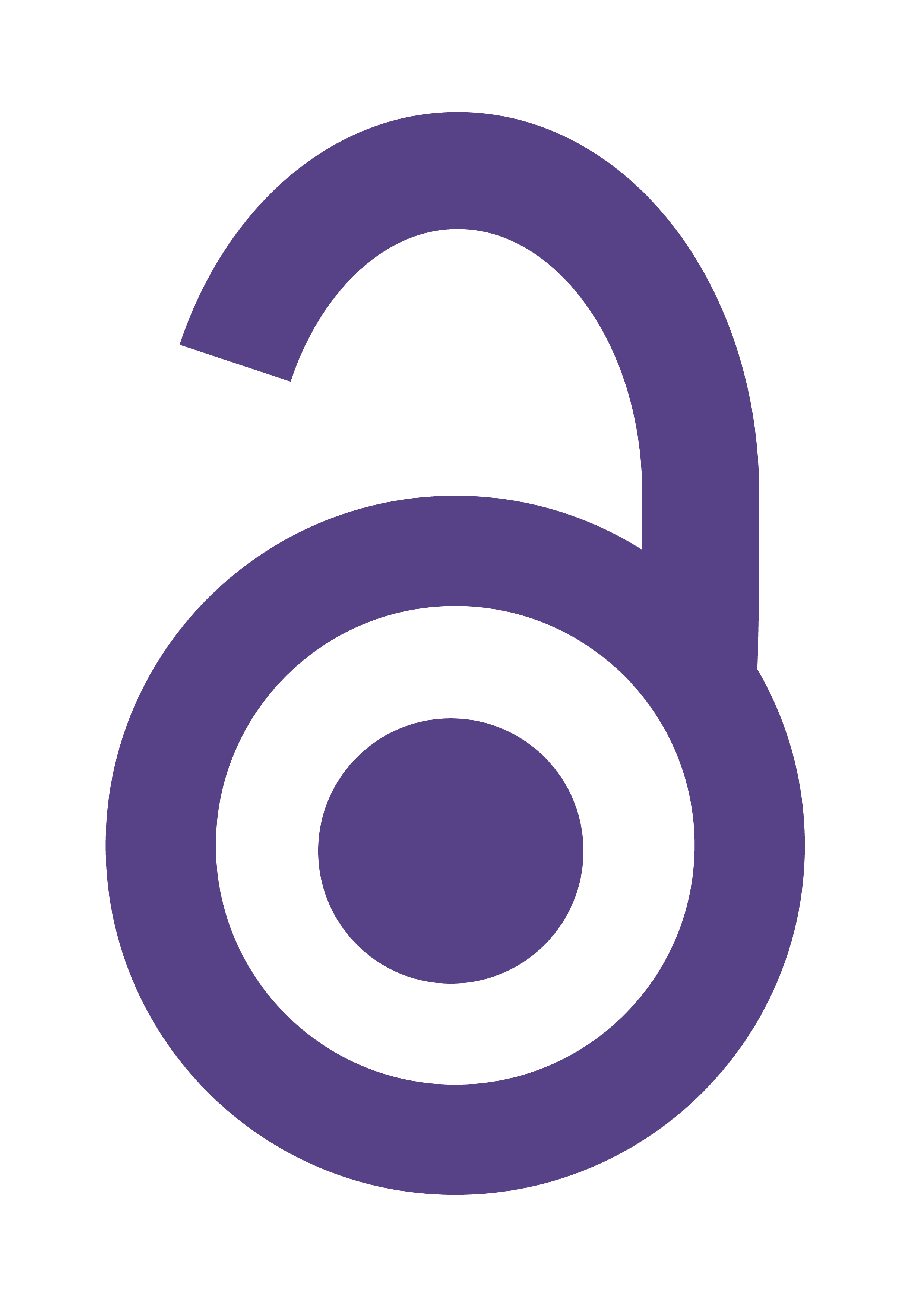 lilafarbenes Logo open access