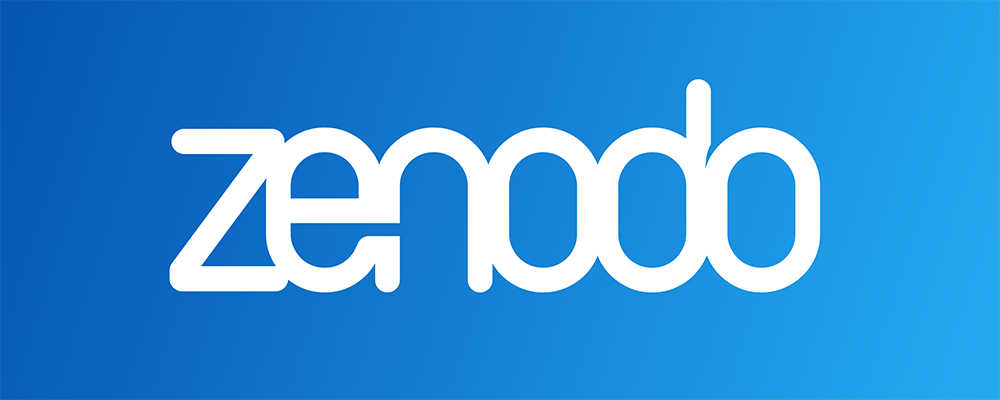 Schriftzug, Logo Zenodo
