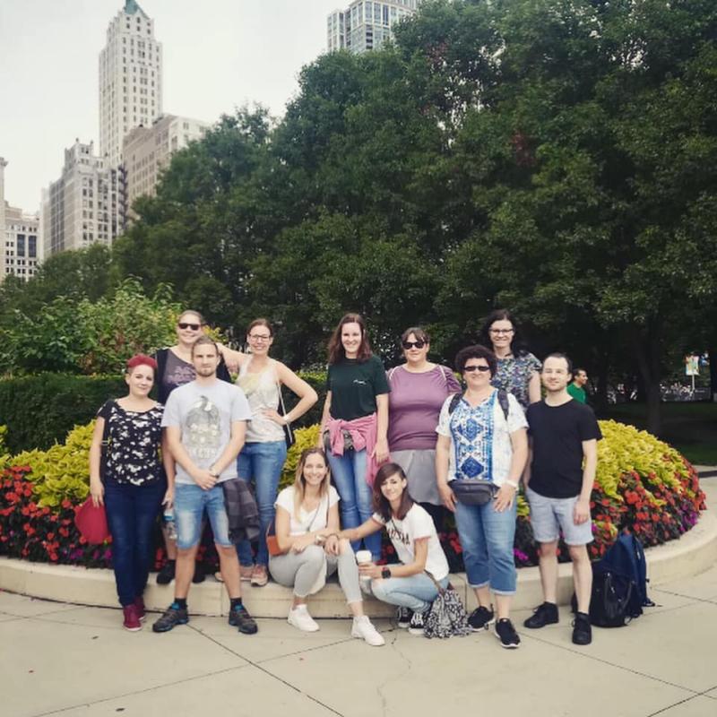 Die Studierendengruppe in Chicago