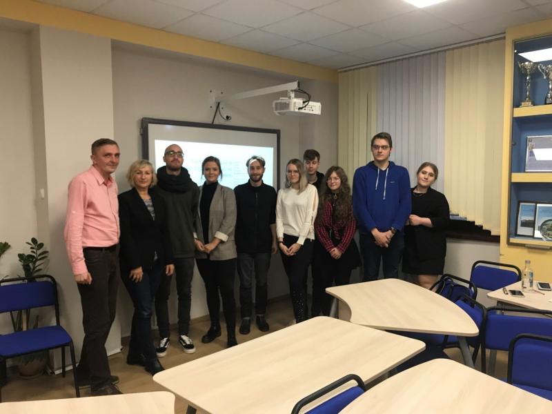 Die deutsche und belarussische Studierendengruppe
